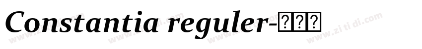 Constantia reguler字体转换 Constantia reguler字体转换